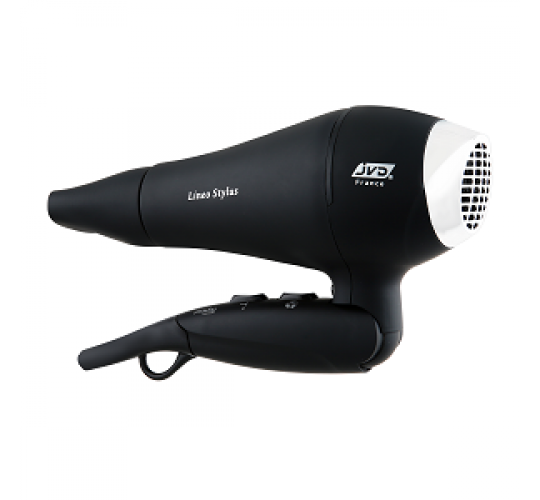 LINEO STYLUS Matt Black foldable hair dryer 2000W hand-held with plug