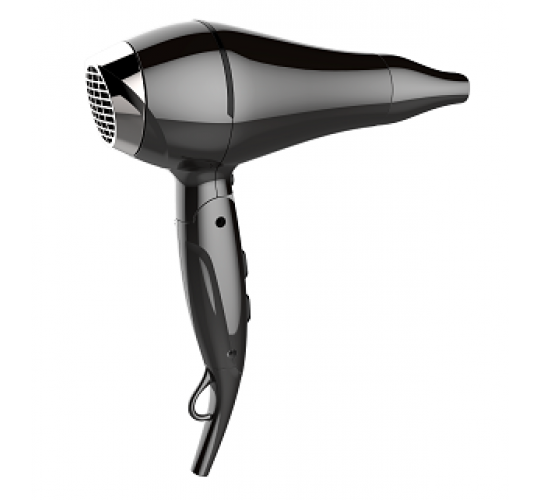 LINEO STYLUS Black foldable hair dryer 2000W hand-held with plug