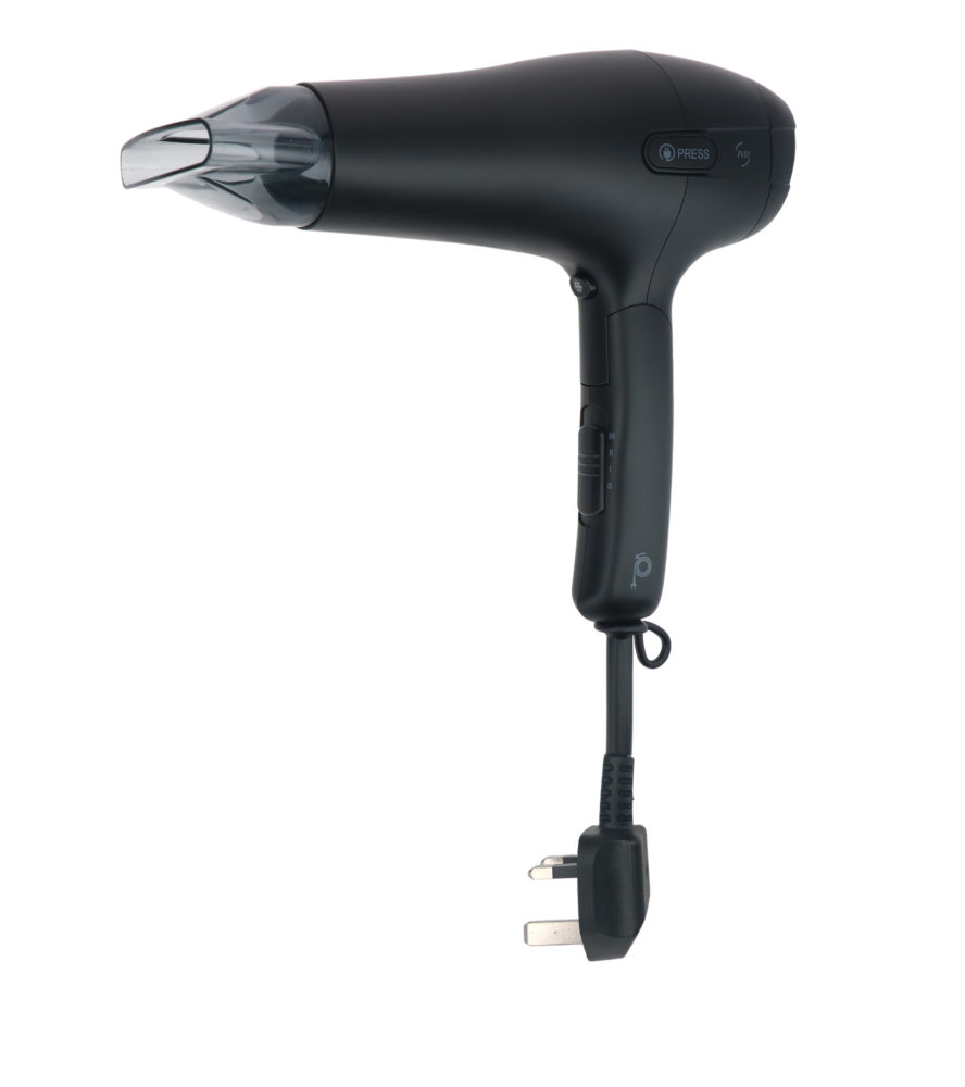 ROLLEO  Matt black foldable hair dryer 2100W hand-held with plug