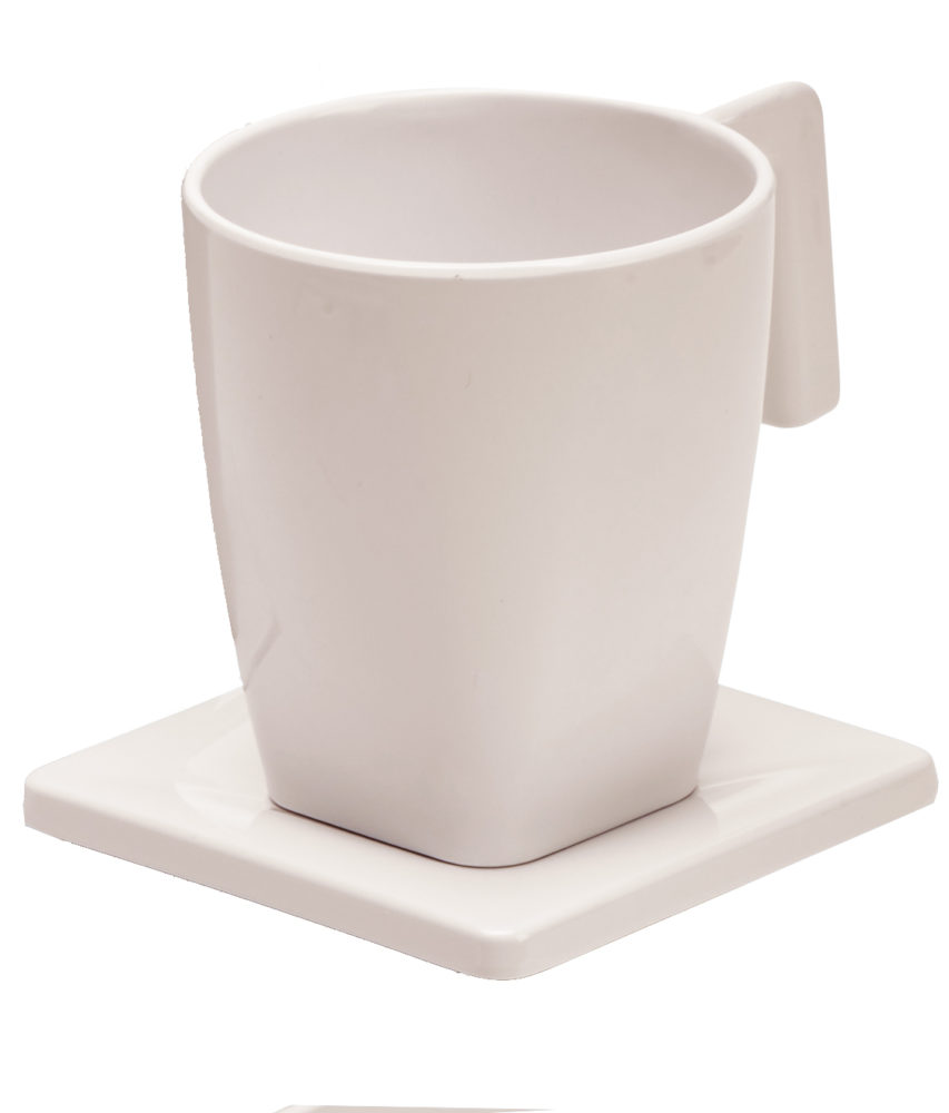 MAESTRO tray 1 cup 200ml / 1 ivory saucer