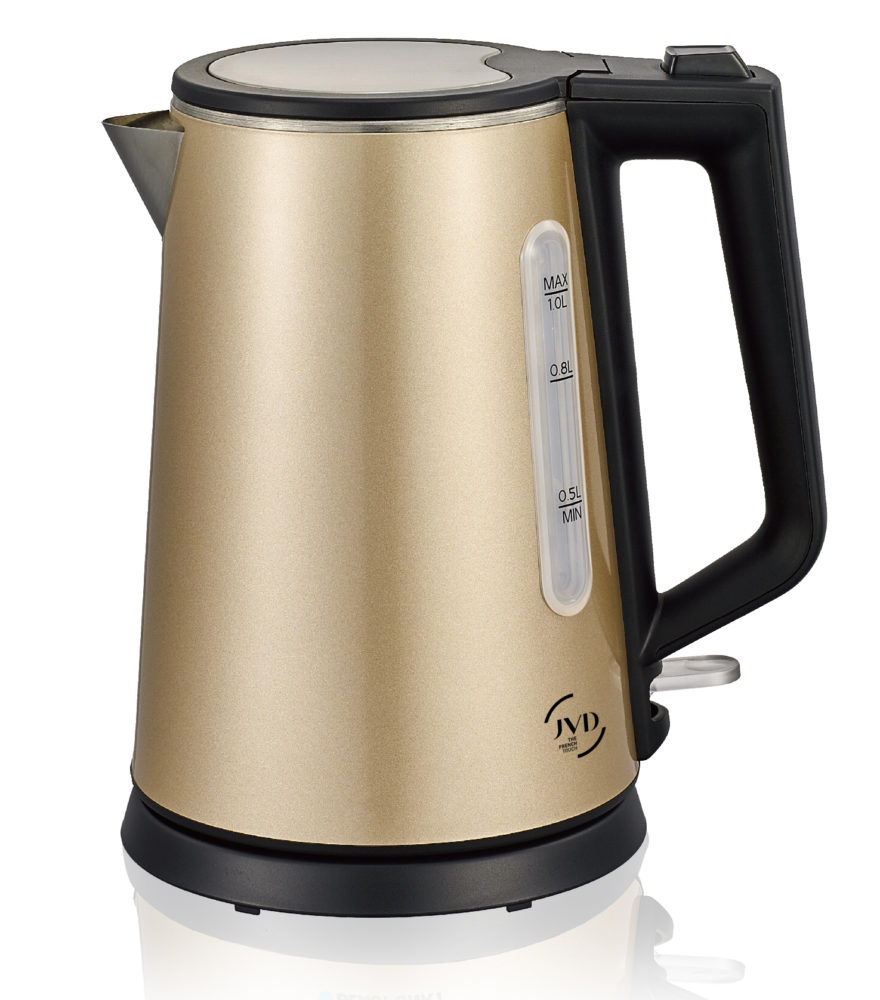 SAISONS Kettle 1.0L, Sand Gold, Double-wall, Cool touch