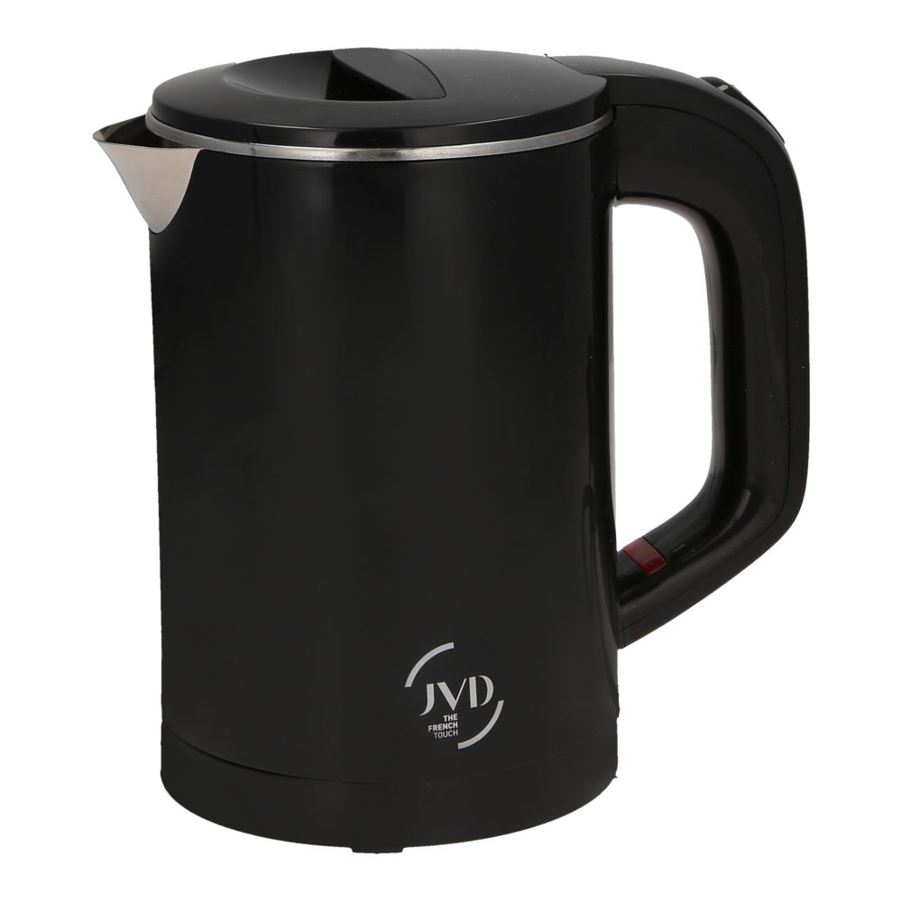 Envoye kettle 0.6L, black, double-wall, cool touch