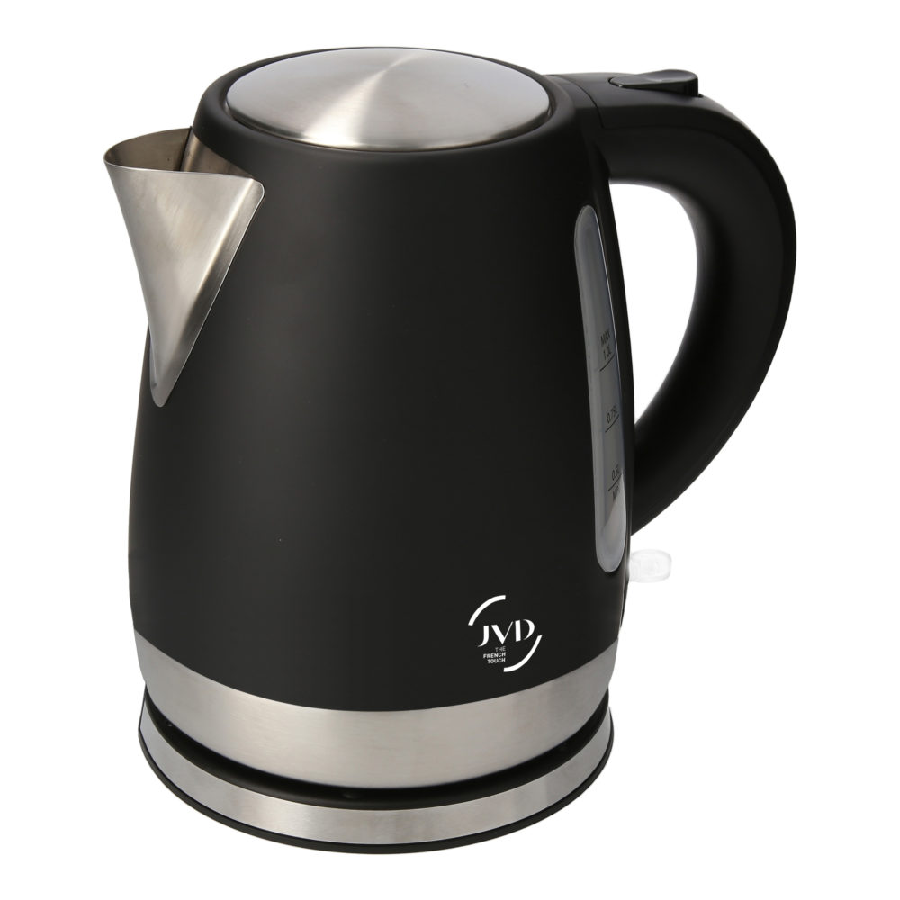 Kingsley kettle 1.0L, 220V-240V 1850W-2200W, stainless steel S/S304, matt black finishing