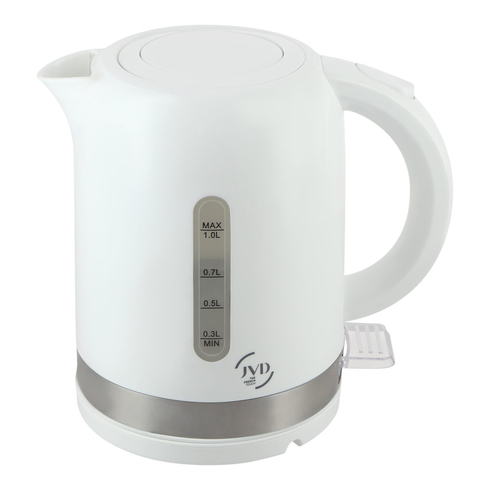 Soho kettle 1.0L, 220V-240V 1350-1500W, PP housing, S/S304 heating plate, White color