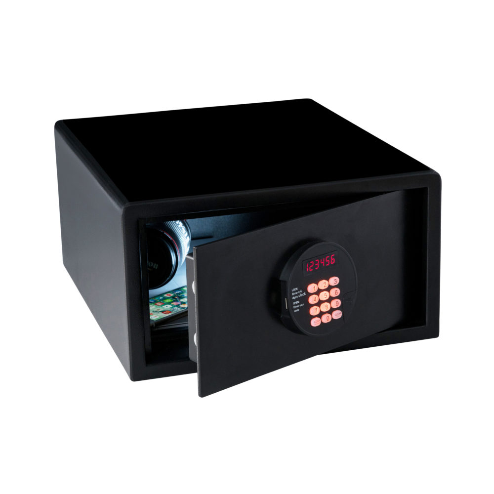 Fortress Plus Safe, compact, Black