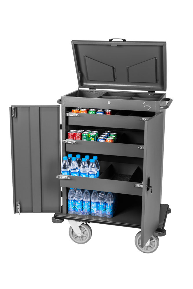 Minibar refill cart