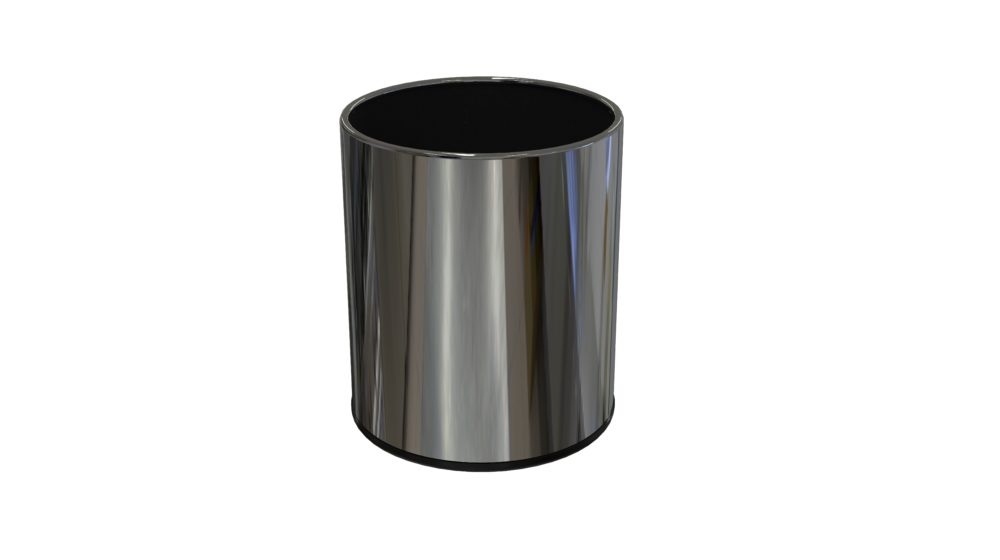 Double layer bin, 10L, stainless steel,  polish finishing 